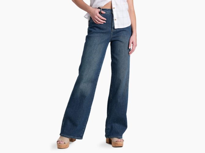 Kontour™ Rigid Wide-Leg Denim